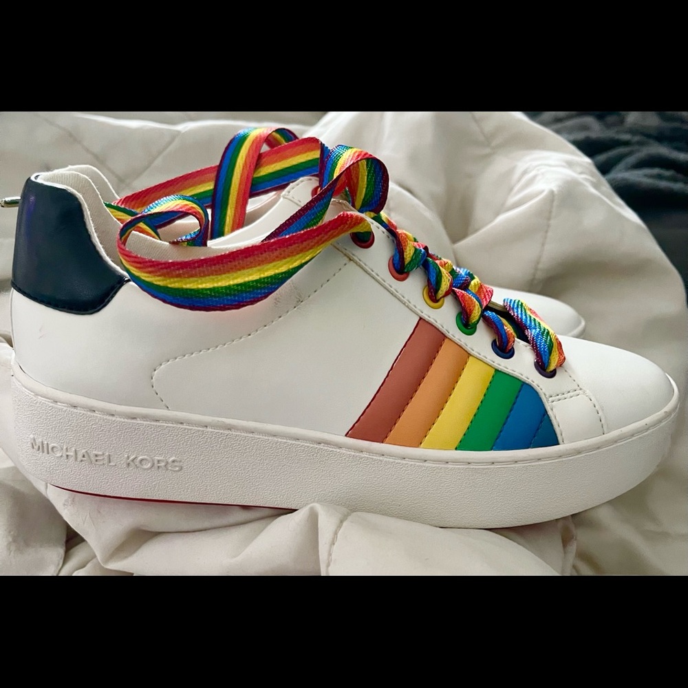 Rainbow/Pride Michaels Kors Shoes/Sneakers - Picture 2 of 6